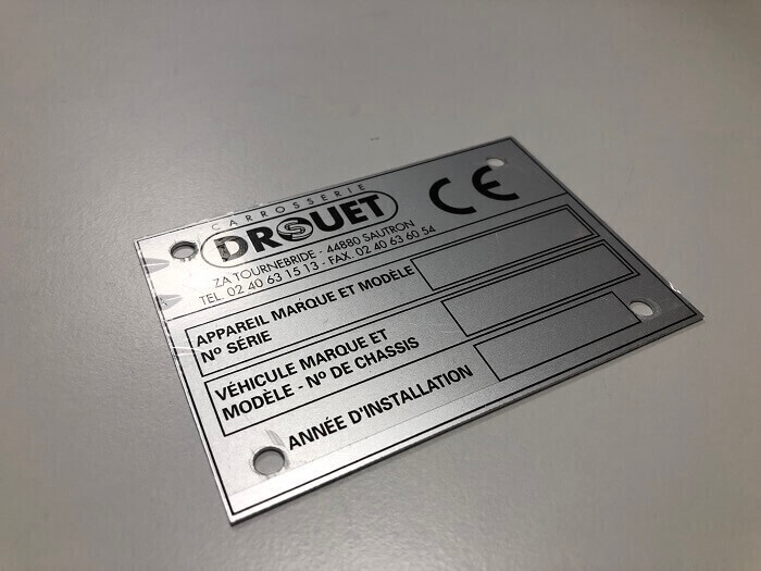 SERIG - impression et usinage sur plaque alu 02